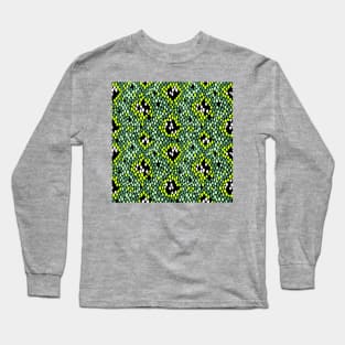 Snakeskin Pattern (Green) Long Sleeve T-Shirt